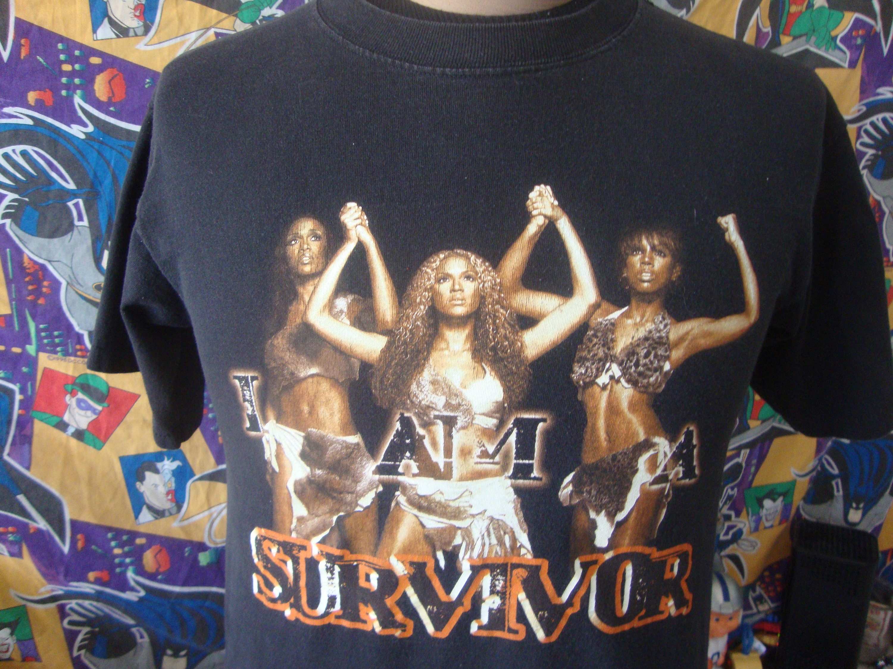 Vintage Destiny's Child I Am a Survivor Tour TRL 2001 Beyonce T