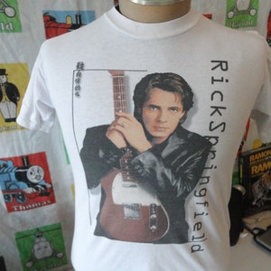 Maglietta vintage Rick Springfield Australia Singer 2001 Concert Tour S