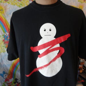 Vintage Young Jeezy Snowman Rap Tee black T Shirt 2XL