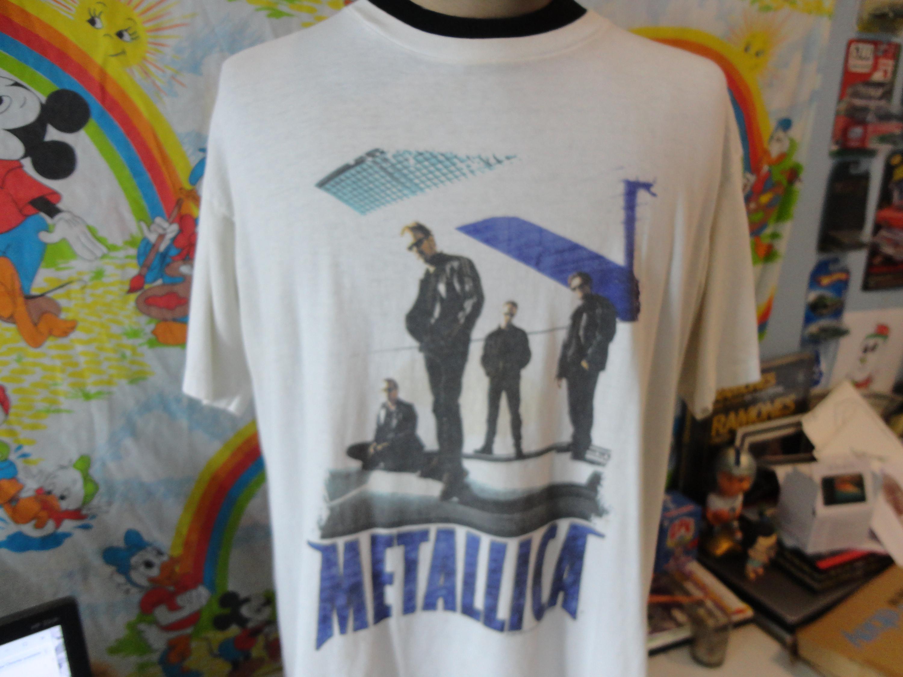 Vintage Metallica 90's 1998 Gimme Fuel Concert Tour T Shirt Size