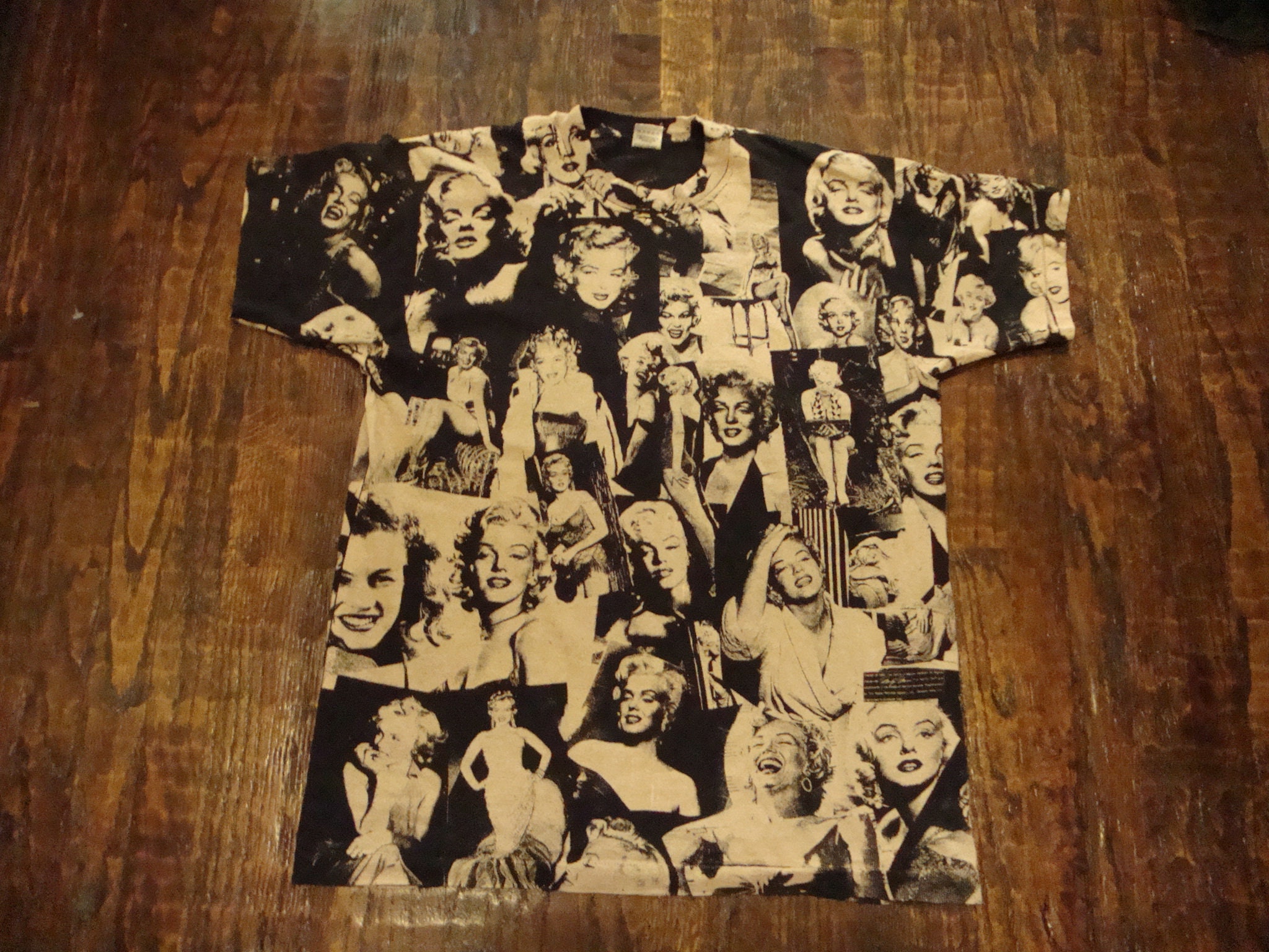Vintage 90's Marilyn Monroe 1992 All Over Print T Shirt XL - Etsy
