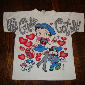 Vintage Betty Boop Mermaid 90's T Shirt 