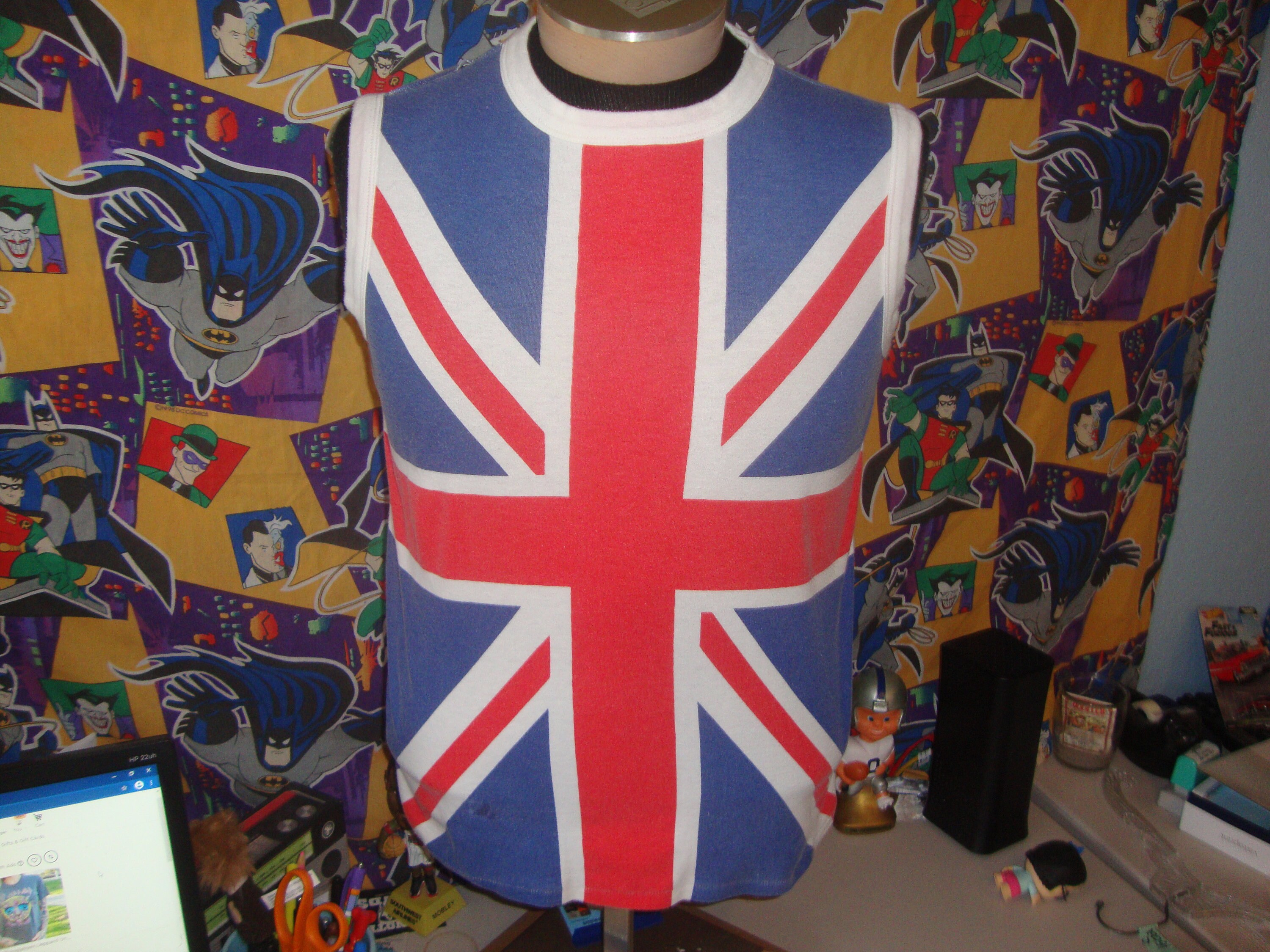 Vintage 80's DEF LEPPARD British Union Jack UK Flag Heavy Vintage 80's DEF LEPPARD British Union Jack UK Flag Heavy
