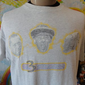 Vintage 90&#39;s The Three Stooges  Distressed T Shirt L