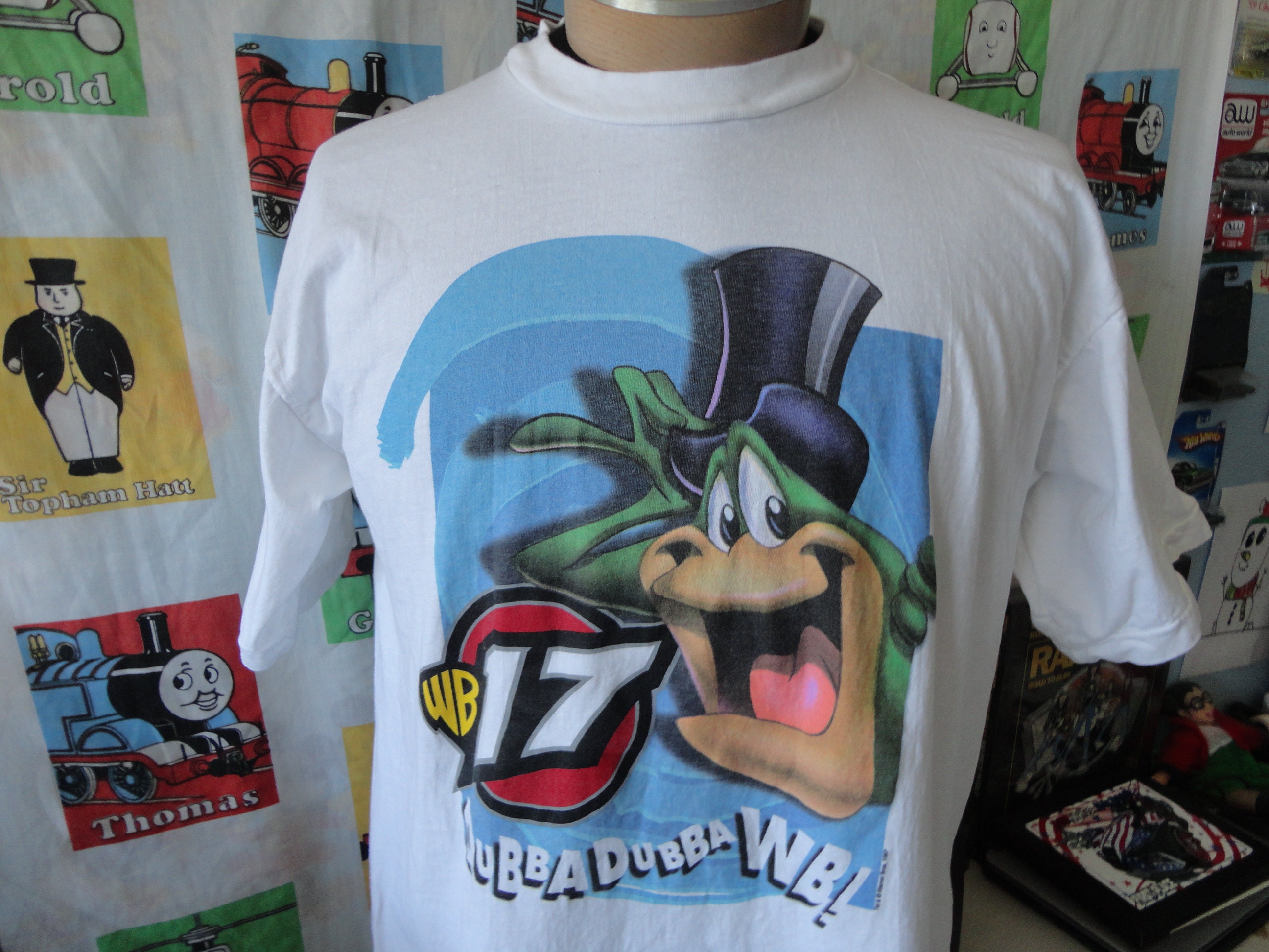 Vintage 90's Michigan J. Frog Looney Tunes Warner Bros. 1997 TV WB17 T Shirt L