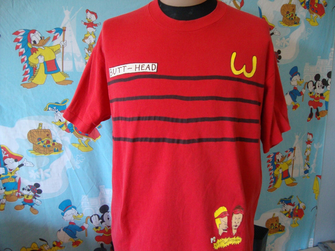90s BEAVIS AND BUTT-HEAD Tシャツ MTV Vintage 1993 Beavis and Butt-head MTV show T shirt size