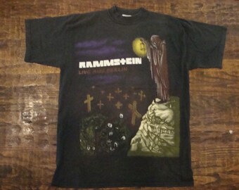 Vintage 90's RAMMSTEIN Australia Berlin Very Rare Tour Band