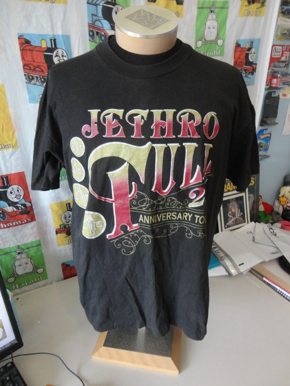 Vintage 90's Jethro Tull 1993 Concert Tour T Shir… - image 3