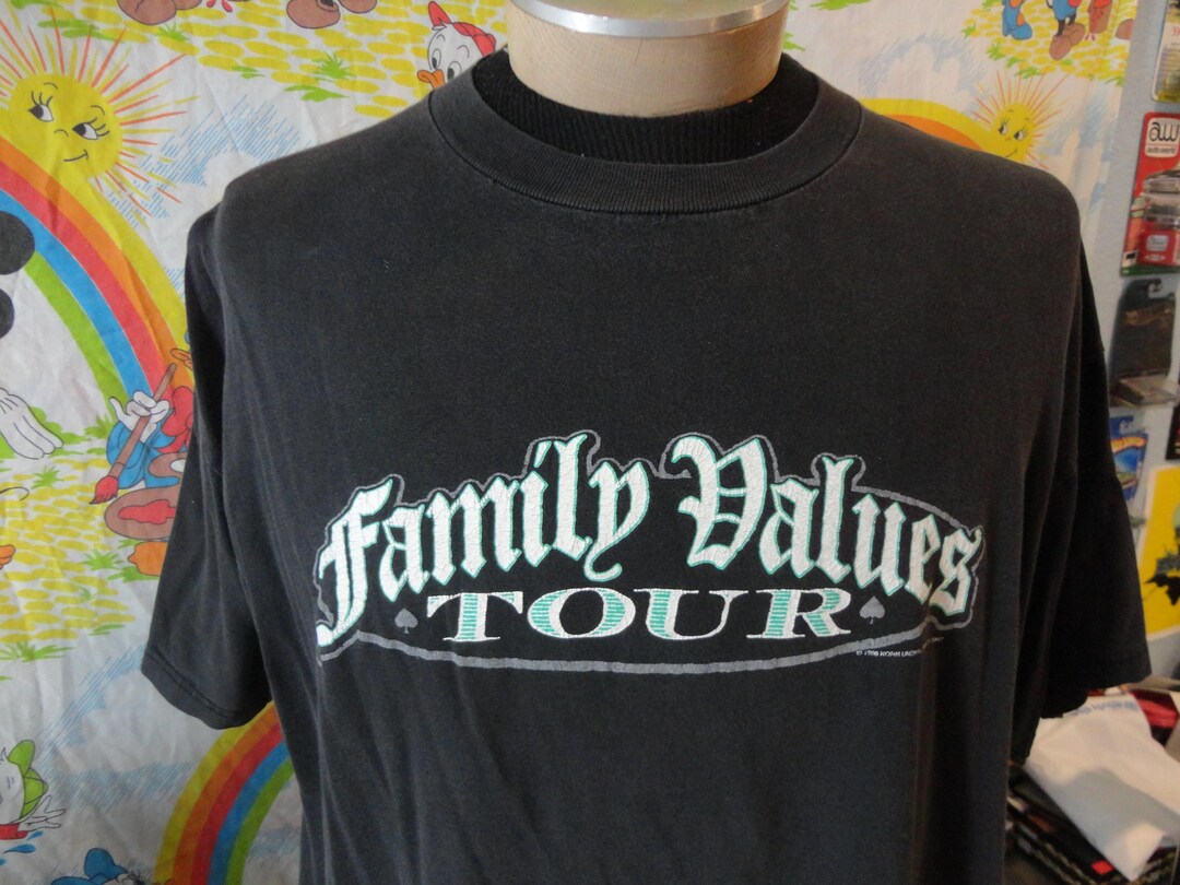 Vintage Family Values Tour 1998 Rock T-shirt XL Original Korn Limp