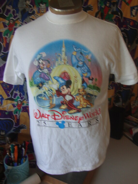 ヴィンテージ 90 年代 ウォルト ディズニー ワールド 25 周年 アラジン 