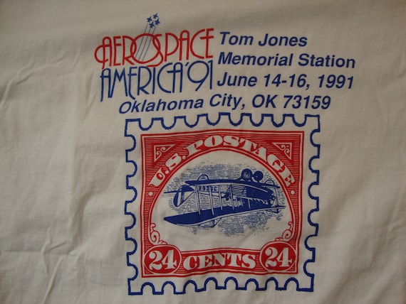 Vintage 90's Aerospace America' 91 Tom Jones Memo… - image 1