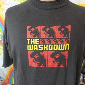Vintage The Washdown band American 60s/punk-inspired concert tour T Shirt Size L