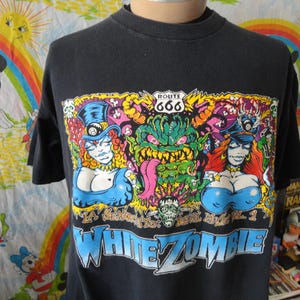 Vintage 90's White Zombie La Sexorcisto 1992 1993 1994 Tour Rob Zombie T Shirt Size XL
