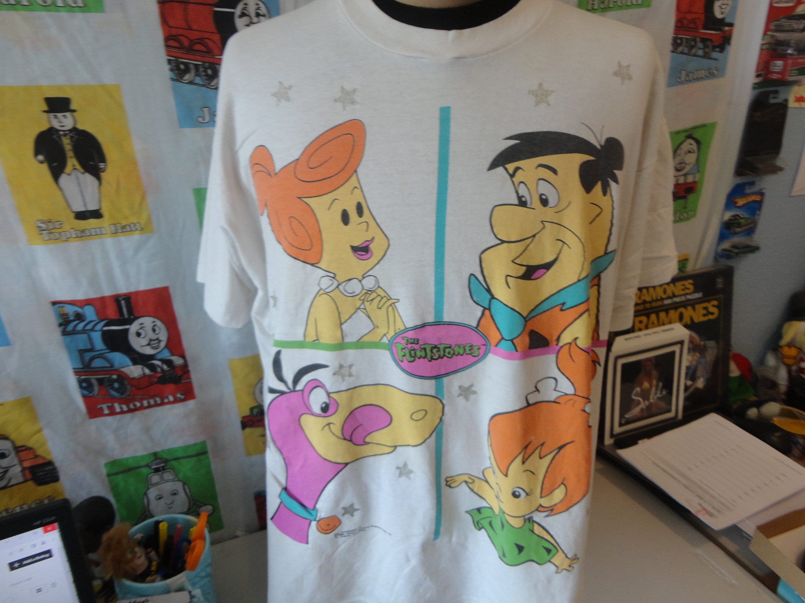 Vintage 90's the Flintstones Pebbles Wilma Dino Fred