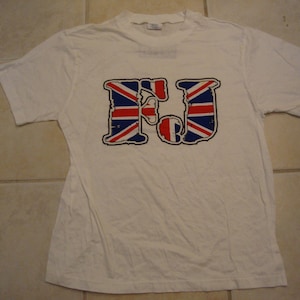 Vintage 80&#39;s FJ Fiji Pride Tourist White T Shirt Size M