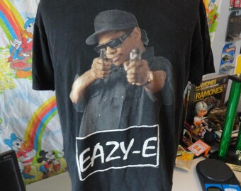 ヴィンテージ Eazy E N.W.A ラップ Tシャツ ブラック Y2K Ruthless