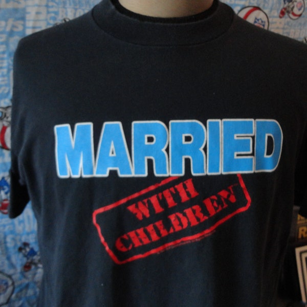 Vintage 80's Married With Children Al Bundy Ed O'Neill TV Show T Shirt XL