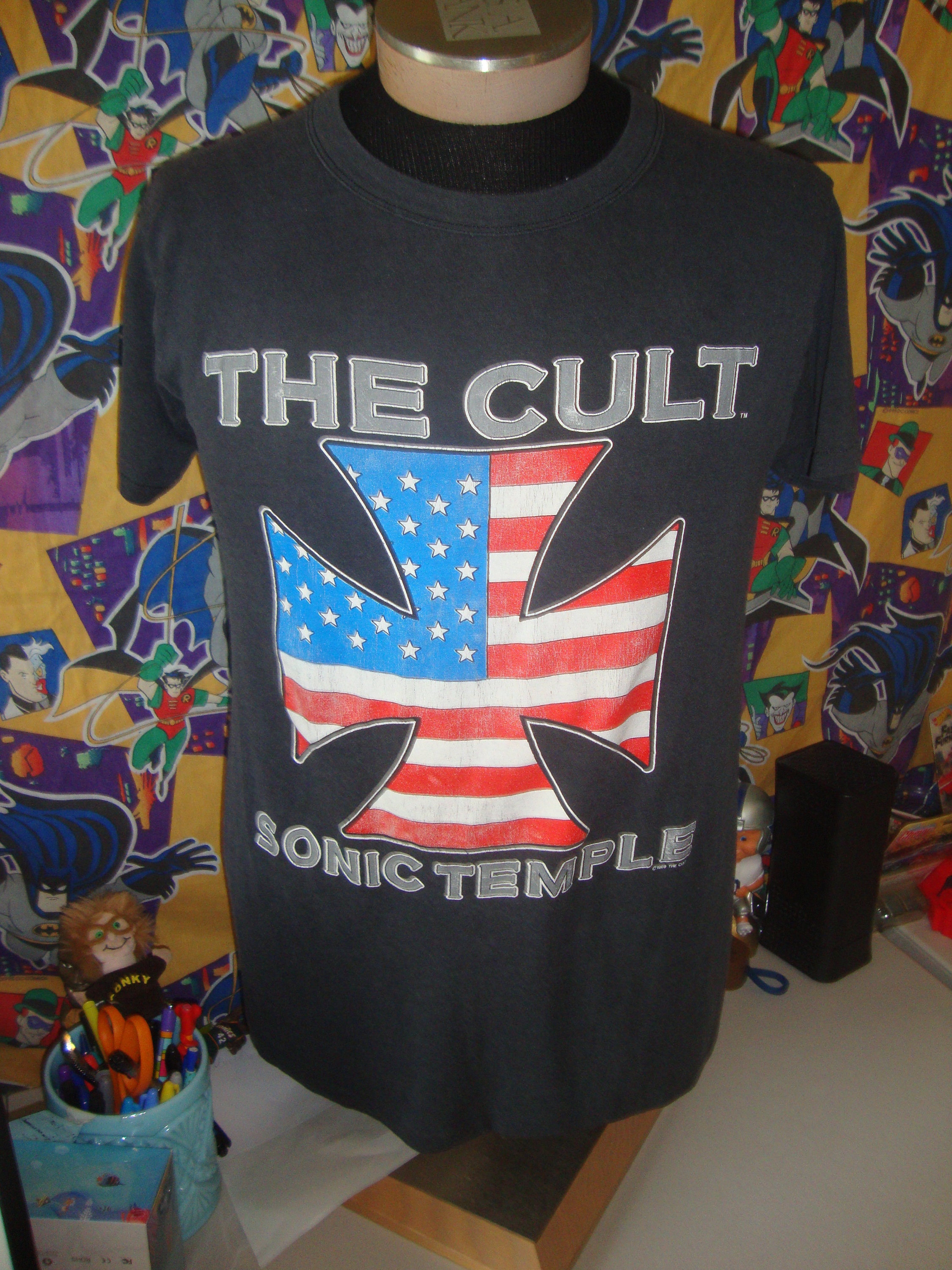 Maglietta Sonic Temple The Cult – Nuova Nera Taglia Uomo