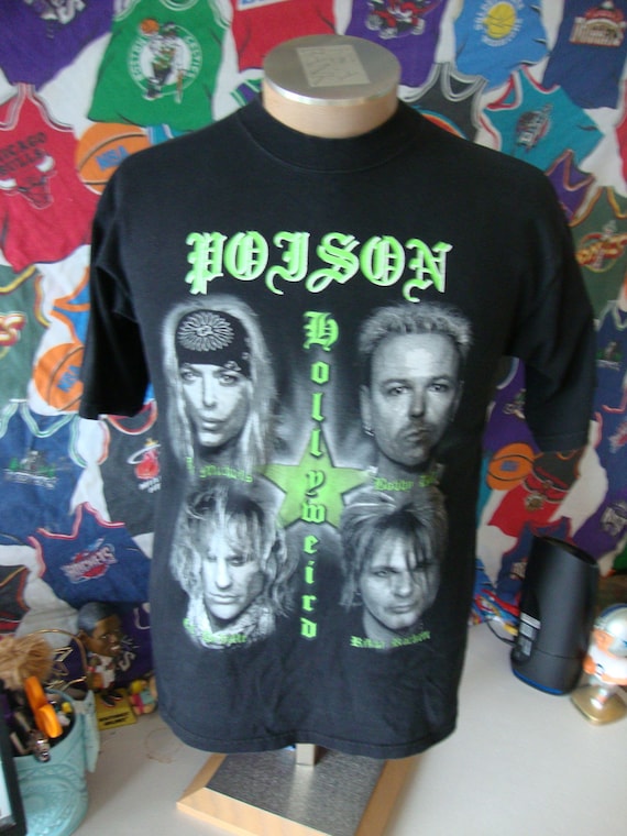 Patch Brodé Poison Glam Metal - Accessoire Punk à Coudre Sur Vêtements - Coloris Vert - Pour Fans De Musique Métal