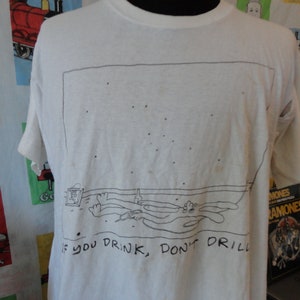 Vintage 1989 Matt Groening Life In Hell Comic Strip 80's Cartoon T Shirt XL
