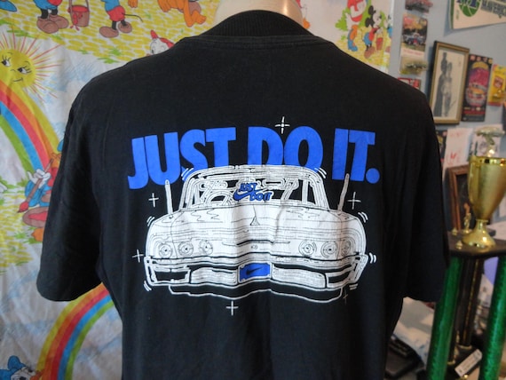 Vintage Y2K Nike 1964 Impala Lowrider Chicano Car Culture T