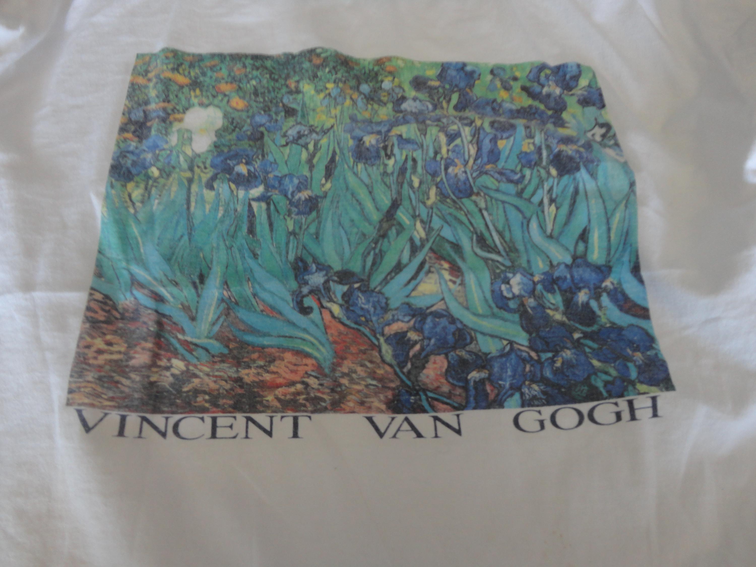 ヴィンテージ ヴィンセント ヴァン ゴッホ アイリス アート T シャツ