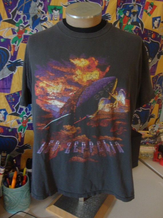Vintage 90's Led Zeppelin Jimmy Page & Robert Plant Concert Band