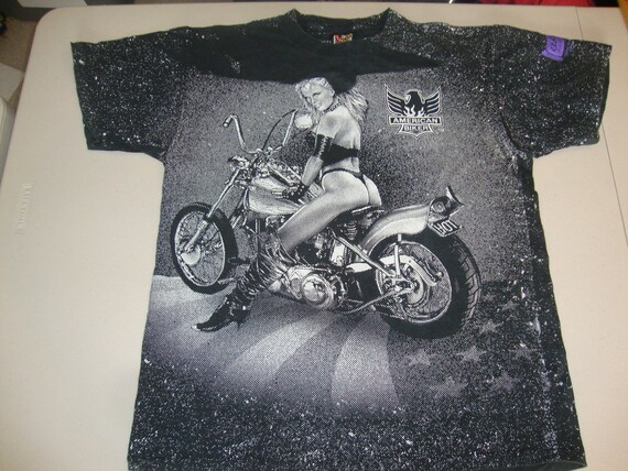 Vintage 90s American Biker Tee Caesar