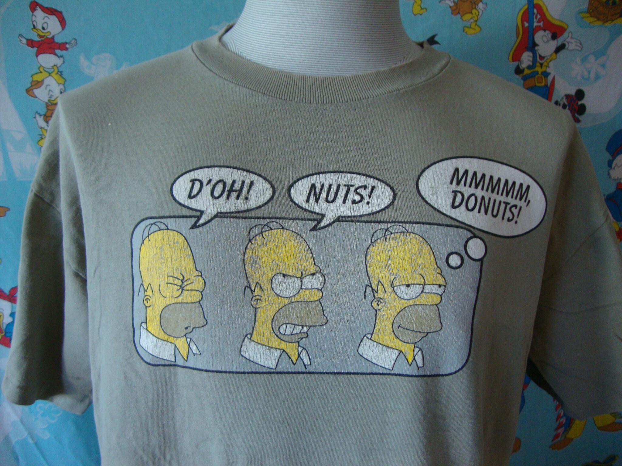 Vintage 90's the Simpsons Homer Simpson Doughnut Stanley Desantis