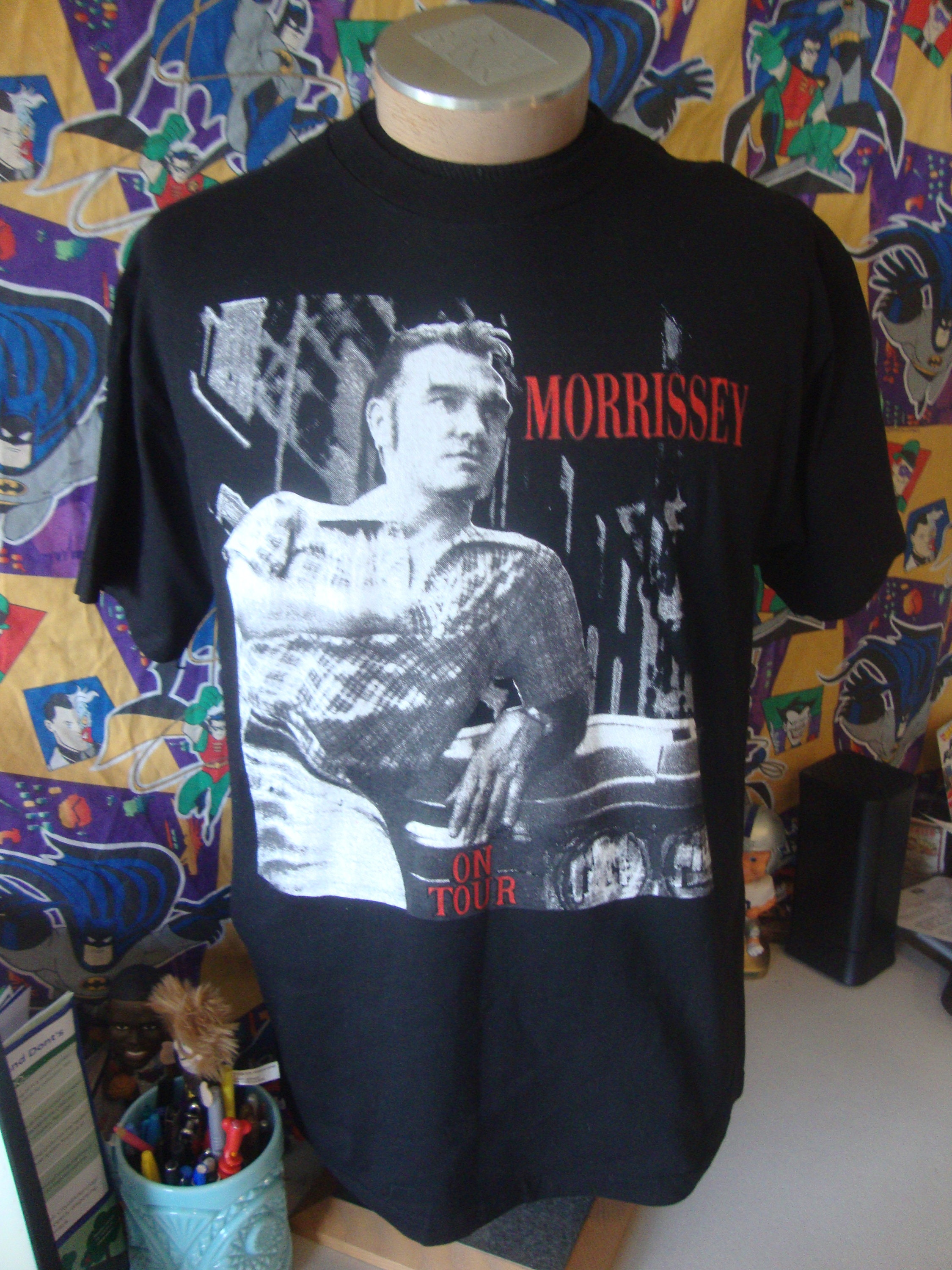 Vintage 90's MORRISSEY Band Tee Concert Tour T Shirt Size L - Etsy