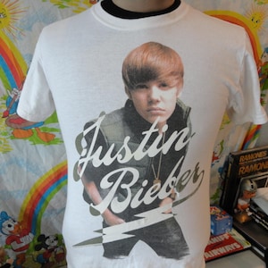 Vintage Y2K Justin Bieber Concert Tour T Shirt Adult Size S - Etsy