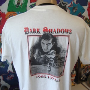 Vintage Dark Shadows Barnabas Collins Jonathan Frid Horror TV film Limited Edition Dracula T Shirt XL
