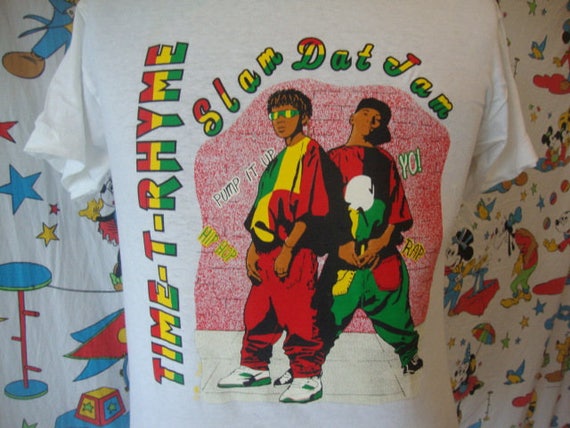 Vintage 90's Kris Kross Time T Rhyme Rap Hip Hop … - image 1