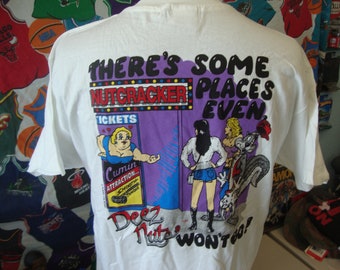 Vintage 90's Deez Nuts Sex Nutcracker T Shirt L