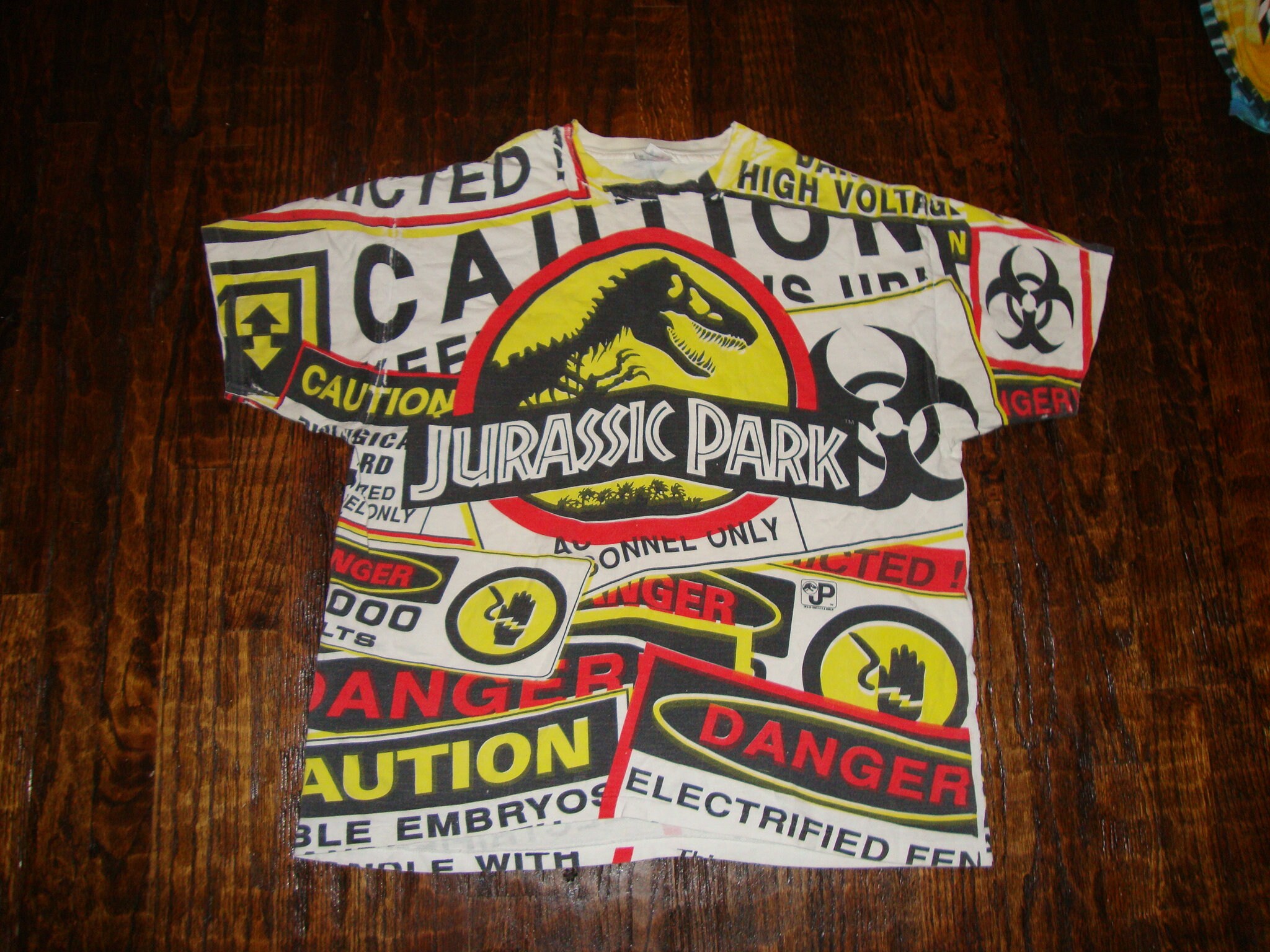 ヴィンテージ 90年代 ジュラシック・パーク オールオーバープリント