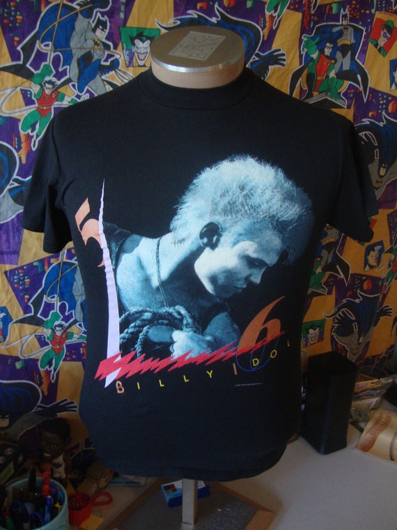 Vintage 80's BILLY IDOL 1986 Whiplash Smile Conce… - image 3