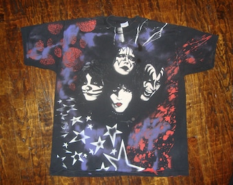 VTG Kiss T Shirt 1994 Rock N Roll Over Ringer made in USA | eBay