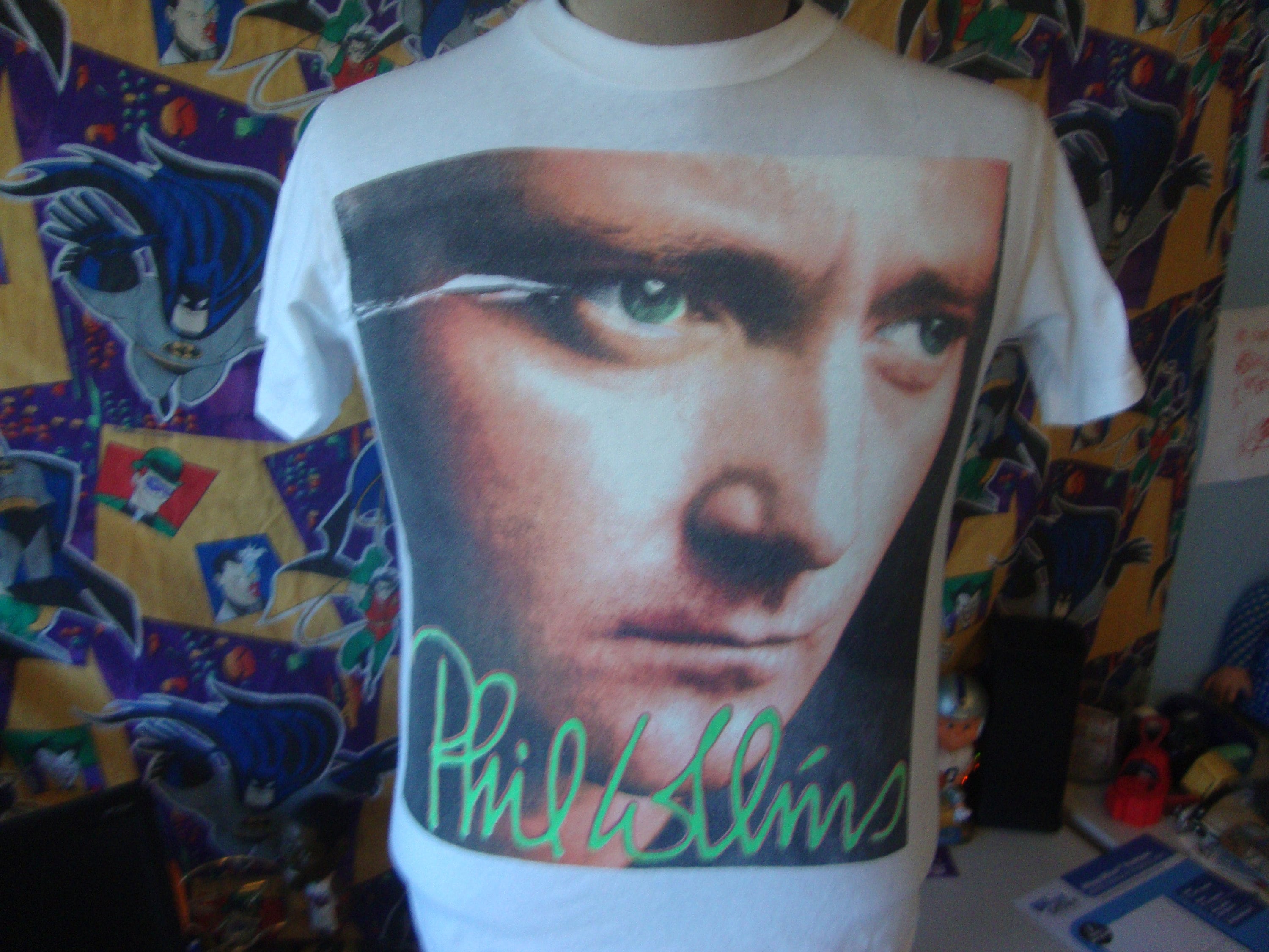 Vintage 90's Phil Collins 1990 World Tour Tee but - Etsy
