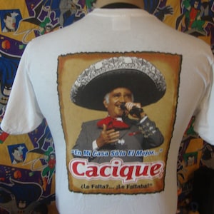 Maglietta vintage anni &#39;90 Vicente Fernandez Cacique taglia M