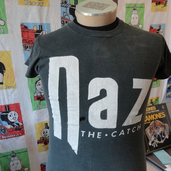 Vintage 80's NAZARETH 1985 The Catch Tour Band Tee Concert T Shirt S