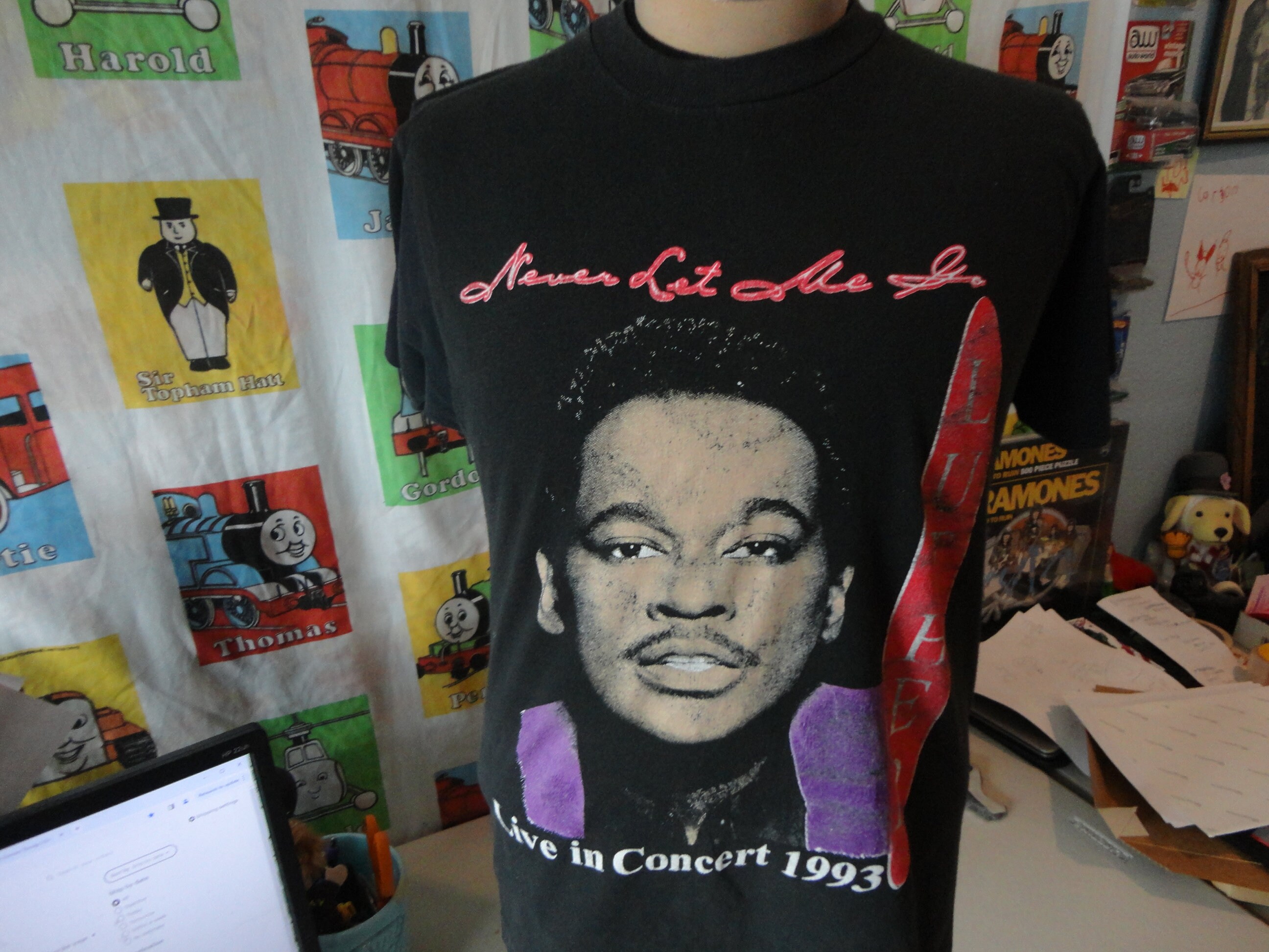 Vintage 90s En Vogue Luther Vandross 1993 Tour T Shirt Hip Vintage 90s En Vogue Luther Vandross 1993 Tour T Shirt Hip