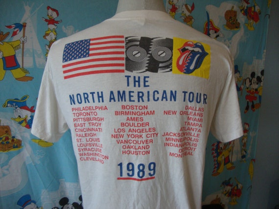 Vintage The Rolling Stones 1989 Steel Wheels clas… - image 2