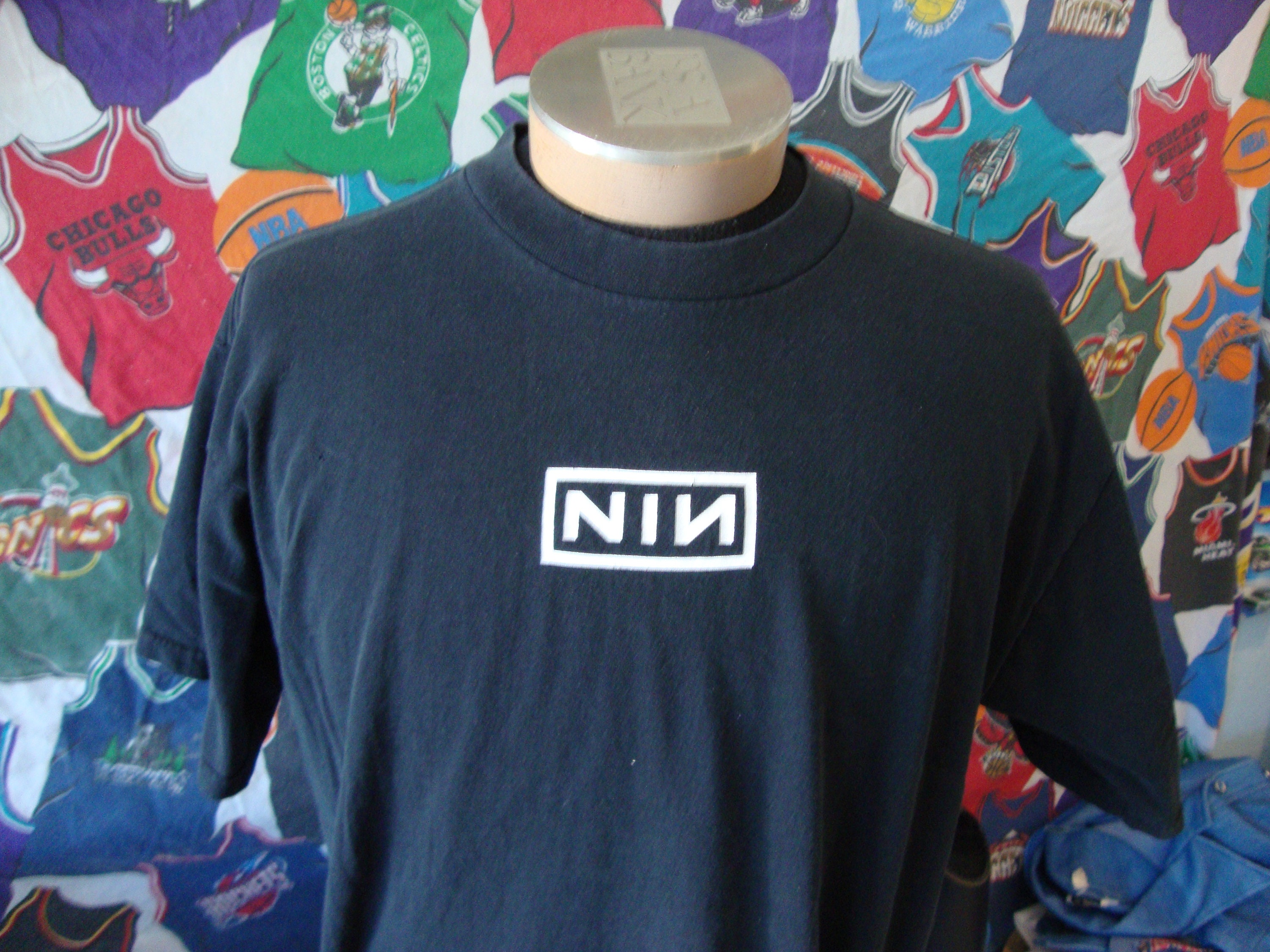 Vintage Nine Inch Nails Black  Now I'm Nothing Tour   Etsy