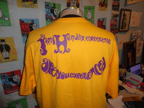 Vintage 2002 Jimi Hendrix Experience Band Tee Rock Blues Guitarist