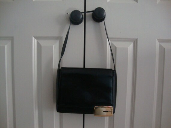 vintage gucci black purse