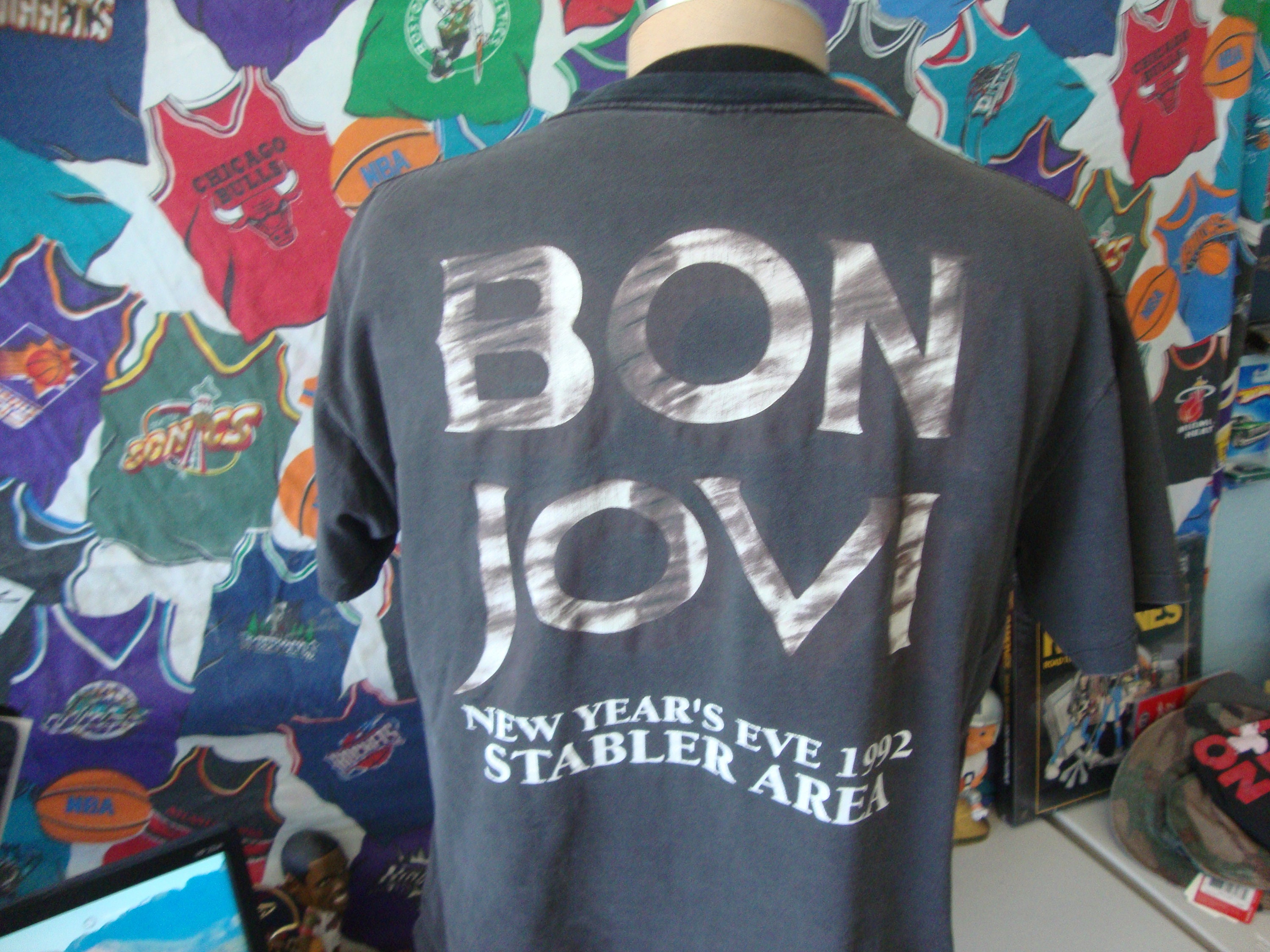Vintage 90's Bon Jovi New Years Eve 1992 Stabler Area World Tour 