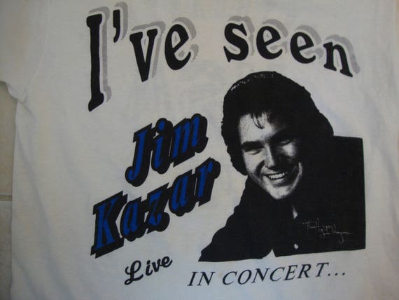 Vintage 90's Jim Kazar Live In Concert Artist Whi… - image 1