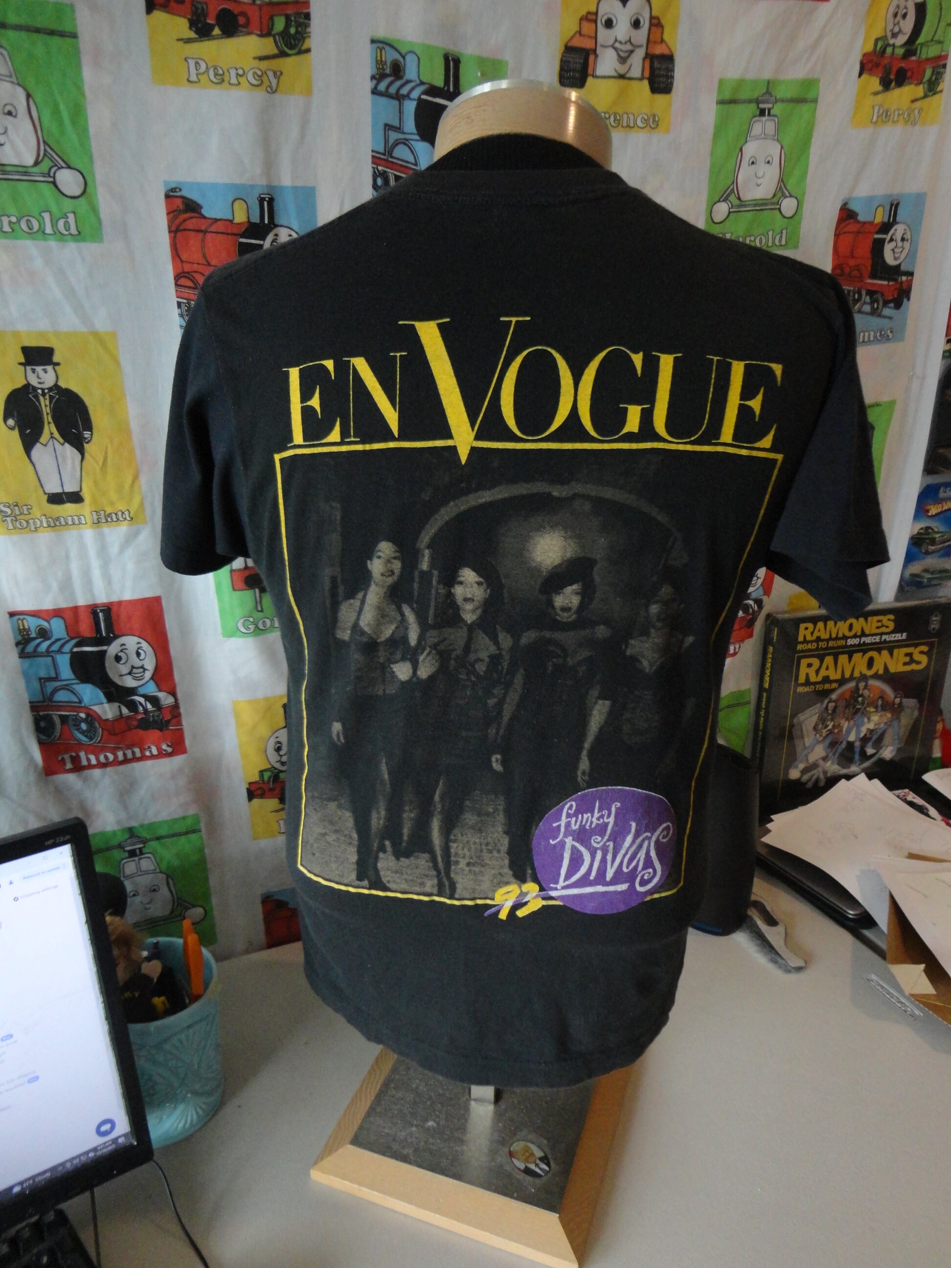 Vintage 90s En Vogue Luther Vandross 1993 Tour T Shirt Hip
