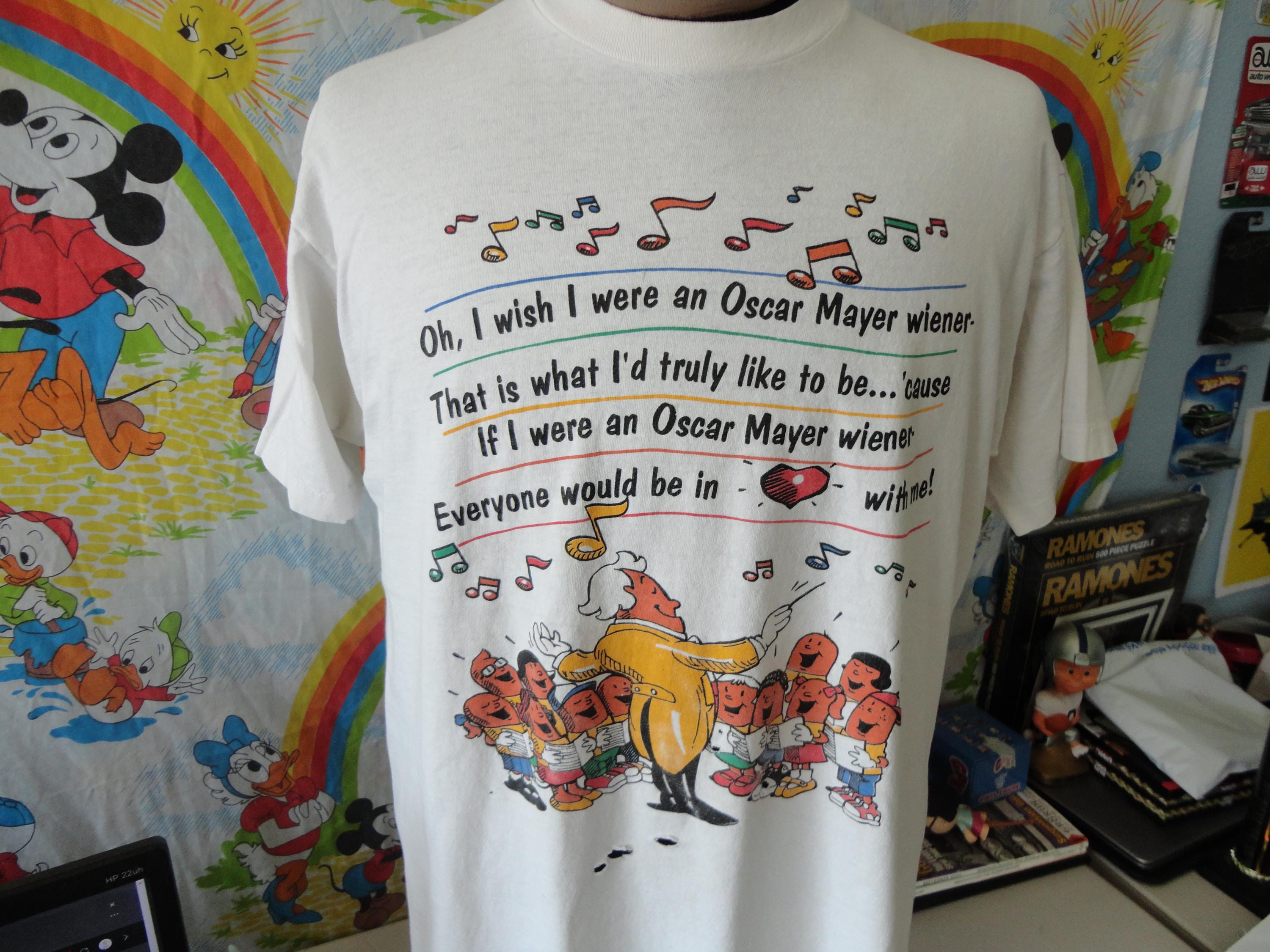 Vintage 90s Oscar Mayer Wiener Sausage Promo T-shirt XL Hot Dog - Etsy