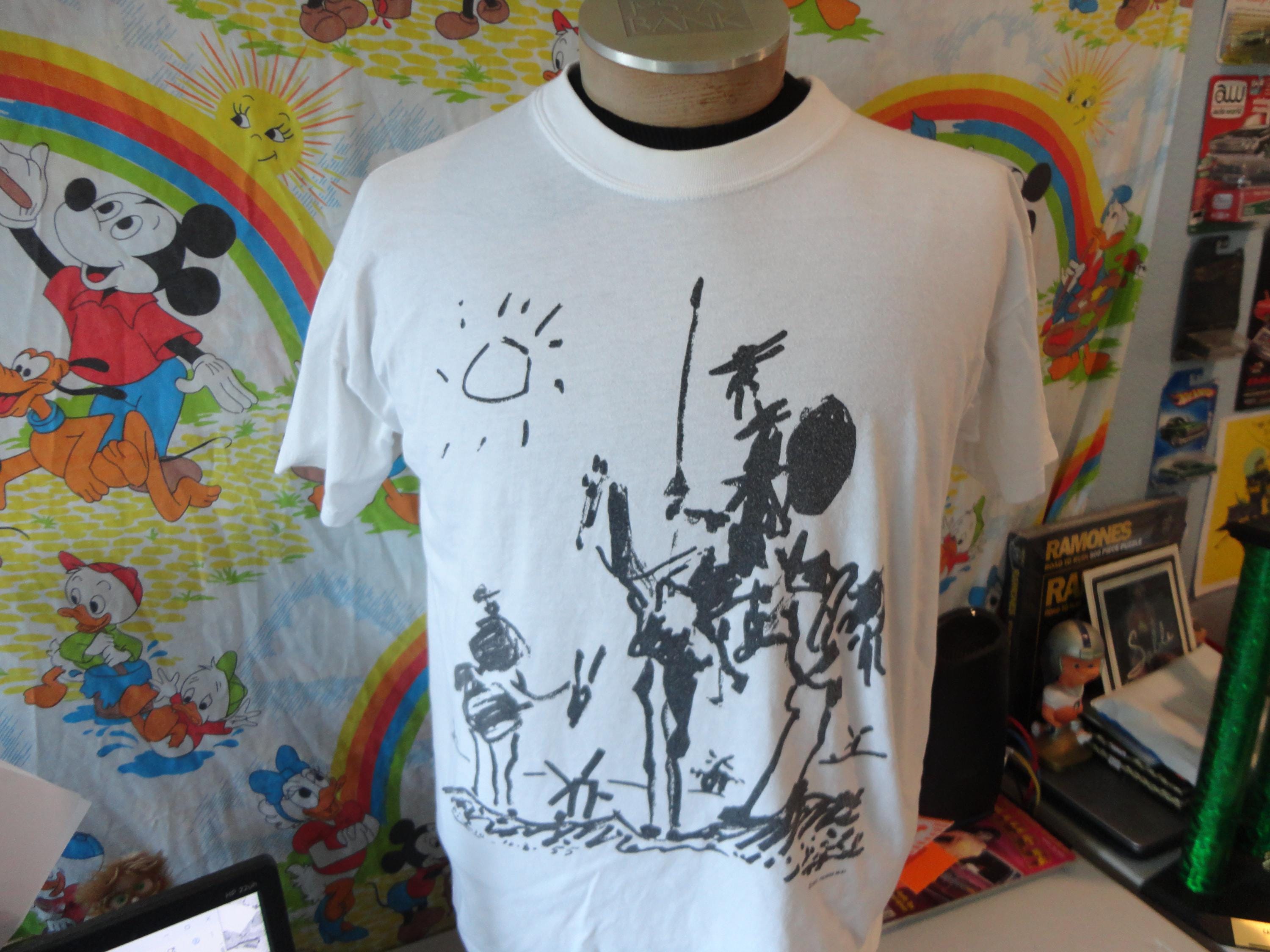 ヴィンテージ 90年代 アートTシャツ ピカソ 継承アート 1997 Tシャツ L 